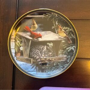 Vintage Bradford Exchange “Cat Nap” Decorative Plate 1994